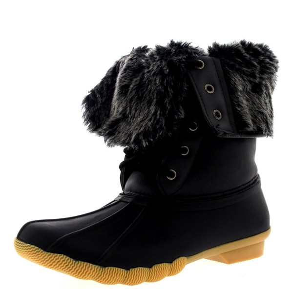 Womens Rubber Tread Winter Boots