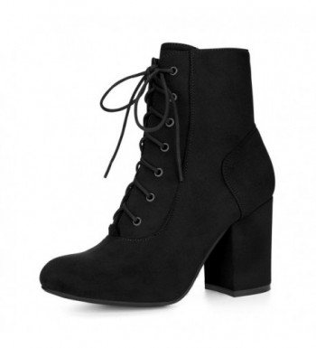 Allegra Womens Rounded Chunky Booties