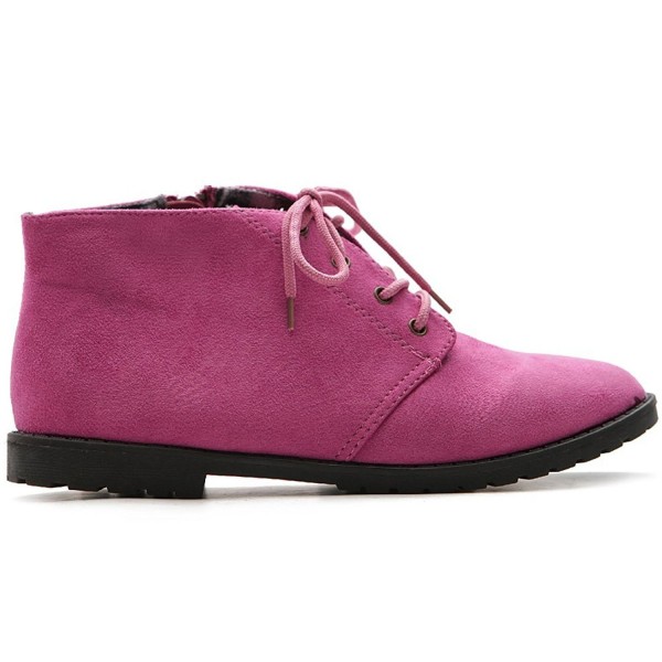 pink suede oxfords