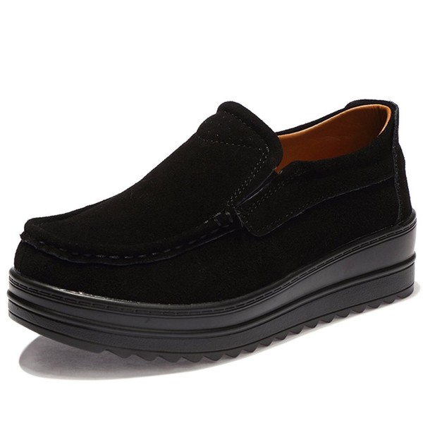 platform slip on loafers