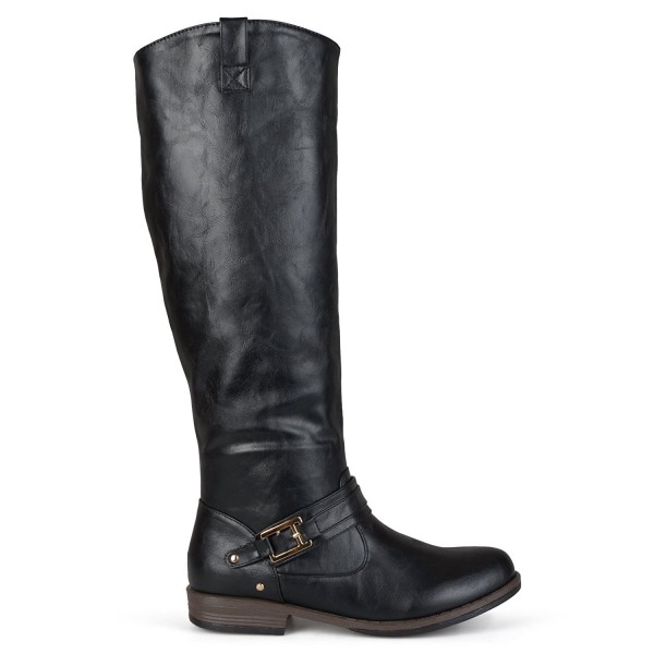 Women's Blaire Knee High Boot - Black Wide - C711NPUXCU9