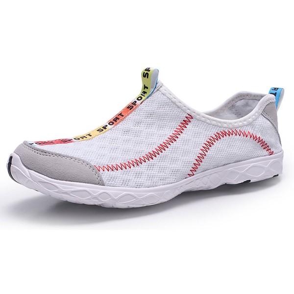 Quafort Womens Water Shoes White