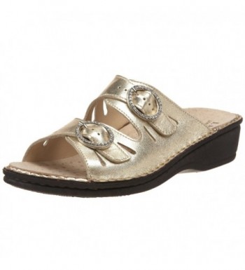 Plume Womens Amalfi Sandal Gold