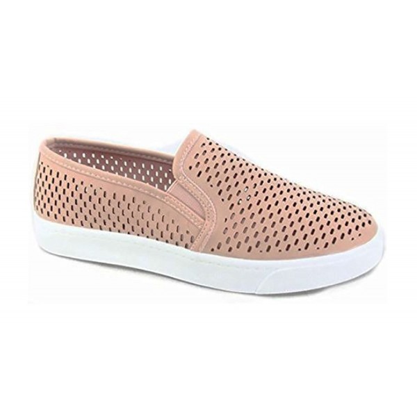 perforated slip on shoes