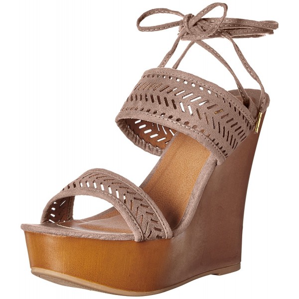 Qupid Womens Kendall 60a Wedge Sandal