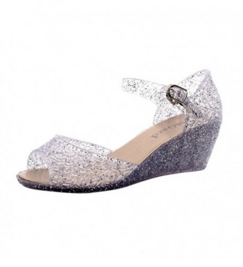 OMGard Womens Sandals Glitter Platform