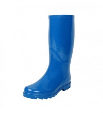 West Blvd Rainboots Blue Rubber