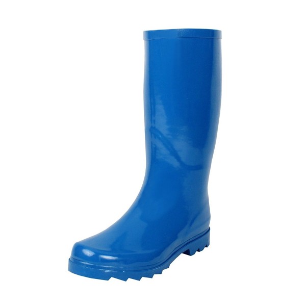 West Blvd Rainboots Blue Rubber