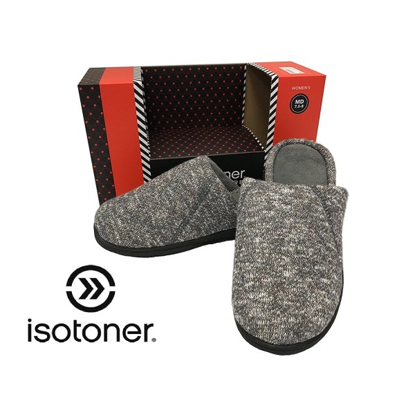 Isotoner Signature Heathered Enhanced Cushion