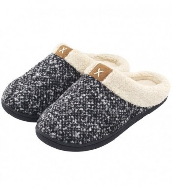 ULTRAIDEAS Comfort Slippers Wool Like Anti Skid