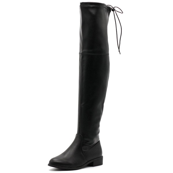 Ollio Adjustable Drawstring Stretch Leather