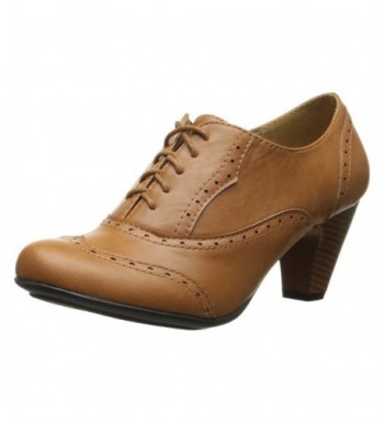 chunky heel oxford shoes