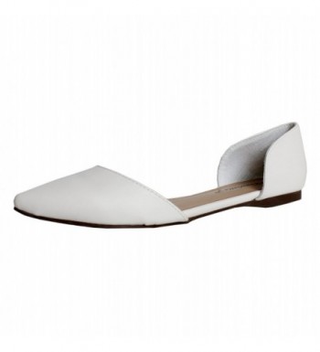 Breckelles Dolley 42 Ballet Flats White Pu
