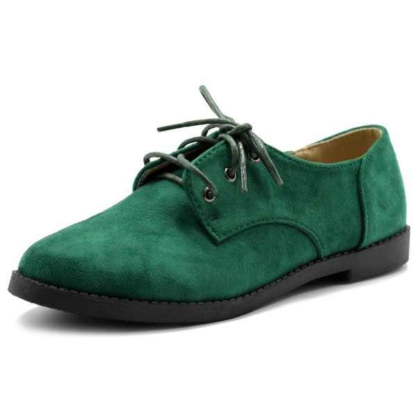 green flat shoes womens