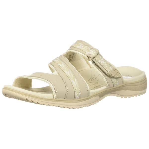 Dr. Scholl's Women's Day Slide Sandal - Taupe Action Leather - C1186AZZWM2