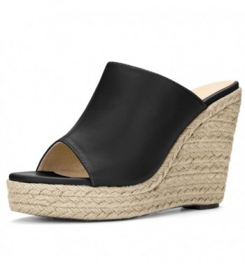 Allegra Womens Espadrille Platform Mules