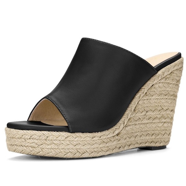 Allegra Womens Espadrille Platform Mules