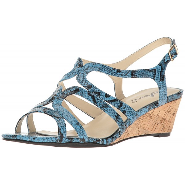 Annie Womens Espadrille Sandal Turquoise