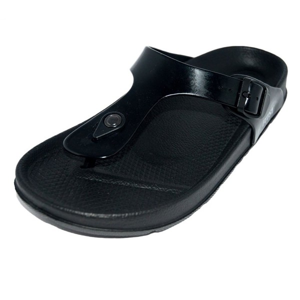 Thomas Men Summer Sandals - Thong - Flip Flops - Black - CU183GHKNIS