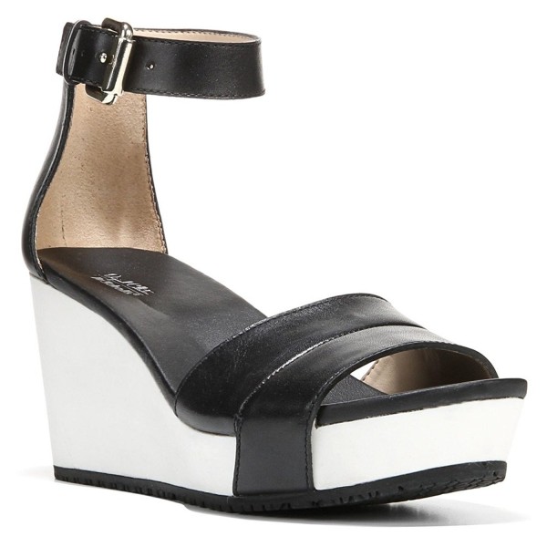 dr scholls black wedges