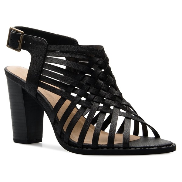 OLIVIA Womens Strappy Woven Sandals