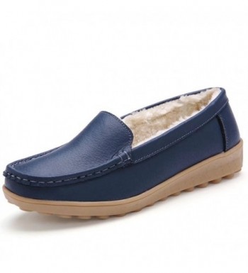 CIOR Leather Casual Moccasin Slippers