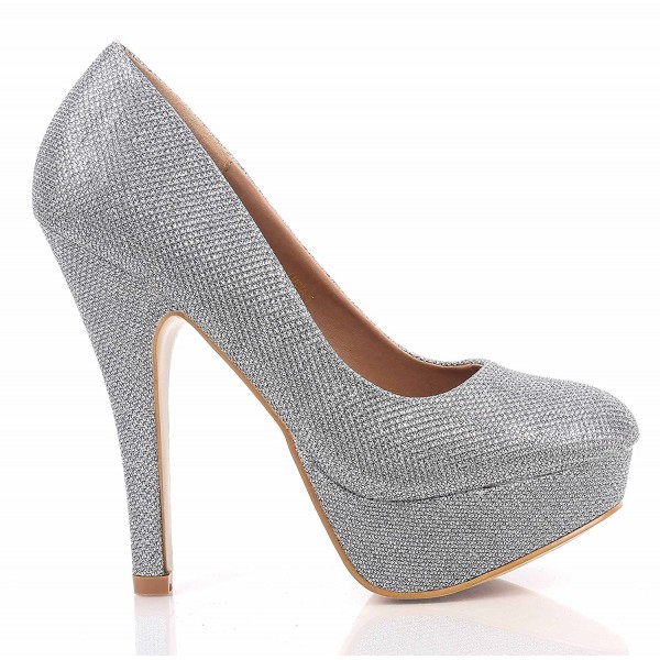 Narrow Fashion Glitter Sparkling Stiletto