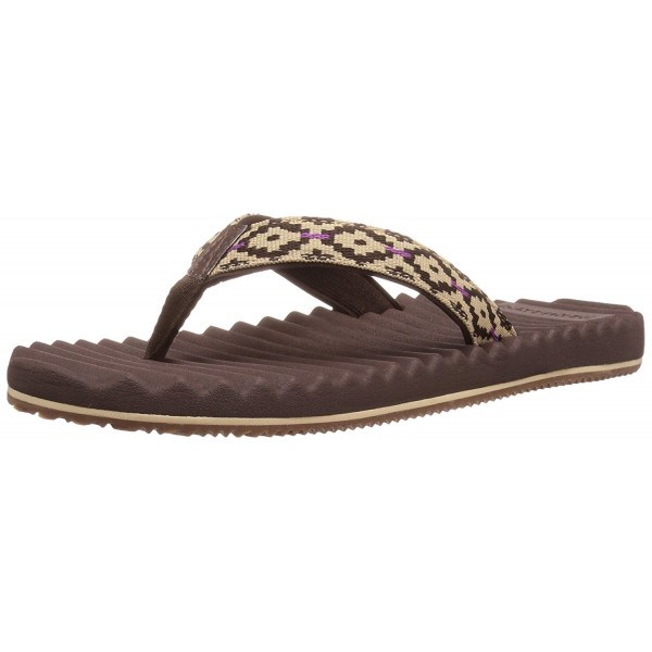 Freewaters Womens Sandal Brown Lavender