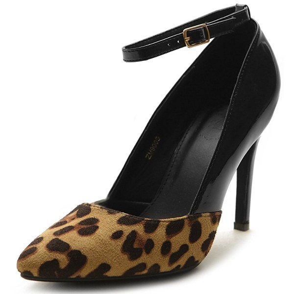 Ollio Womens Winter Leopard Two tone