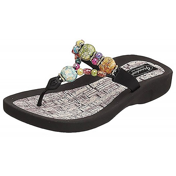 Grandco WomenS Marble Thong Sandal