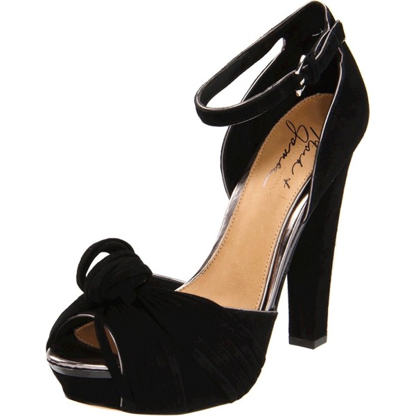 Mark + James Women's Flirty Knotted Platform Pump - Black - CP1162876RV