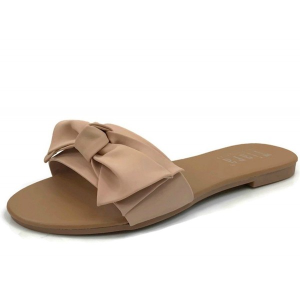 Summer Sandal Slide Twist Beige