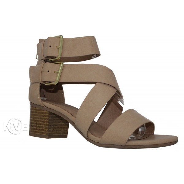 MVE Shoes Strappy Cutout Buckle