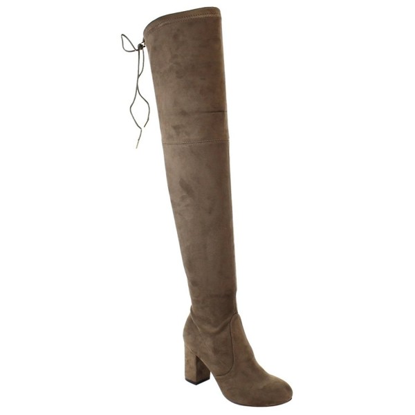 over the knee drawstring boots