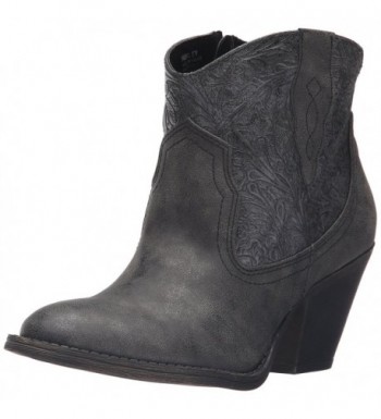 Jellypop Womens Western Charcoal Metallic