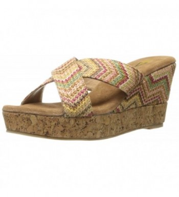 Volatile Womens Wedge Sandal Multi