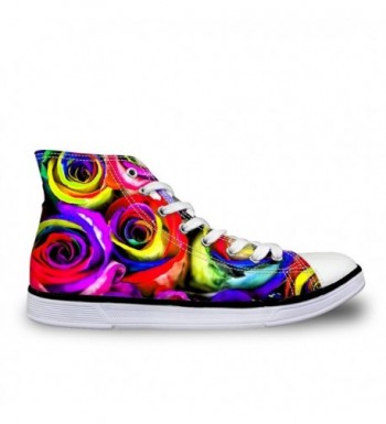 colorful high top sneakers