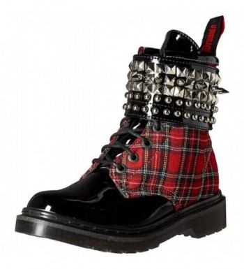 Demonia Womens Riv106 Plaid Patent