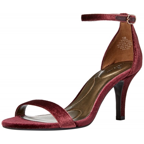 Bandolino Womens Heeled Sandal Sangria