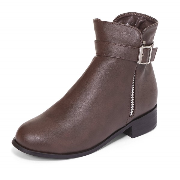 Junies Womens Almond Motorcycle Bootie