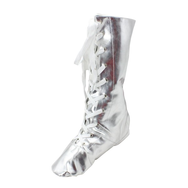 Womens Shinning Dancing Boots Silver