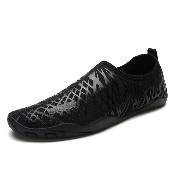 Men's Women's Barefoot Quick Dry Aqua Water Shoe - Black - CV183MWQIOZ