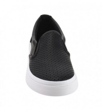 black slip on white sole