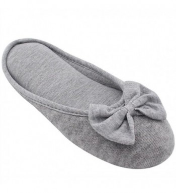 HomeTop Womens Cashmere Cotton Slippers