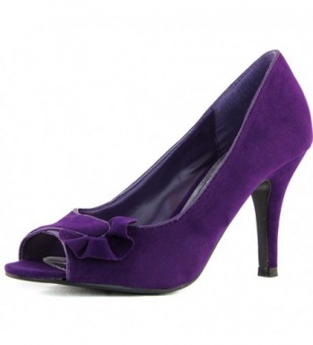 Womens Qupid Orbits 33 Purple Suede