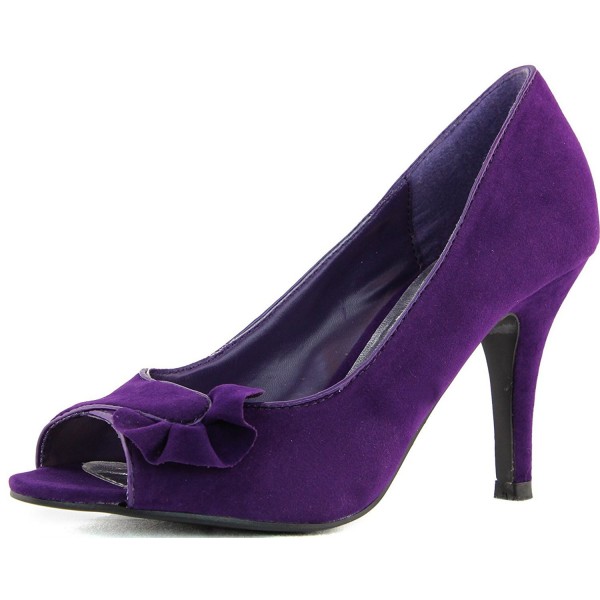 Womens Qupid Orbits 33 Purple Suede