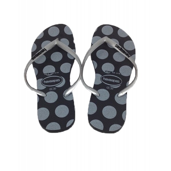 Havaianas Slim Retro Black Silver