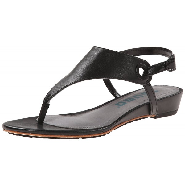 Women's Georgea B Wedge Sandal - Black - CH11MMQTYBX