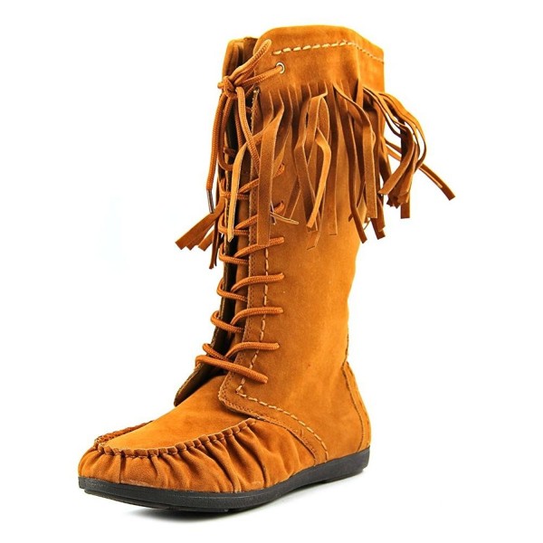 Rampage Womens Cadencia Fringe Cognac