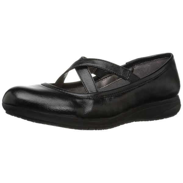 LifeStride Womens Charli Flat Black